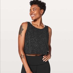 lululemon It’s a Tie Tank in Splatter Dye Black